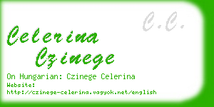 celerina czinege business card
